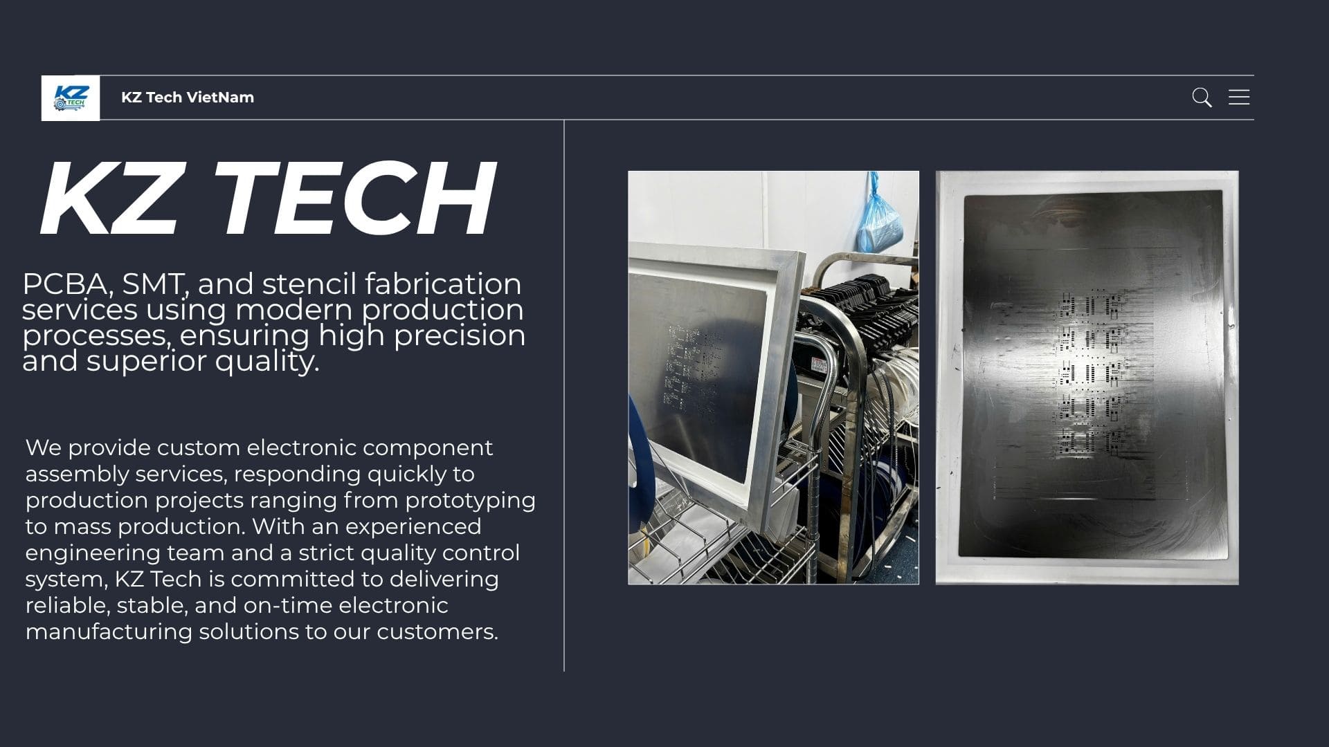 Types of stencil manufacturing